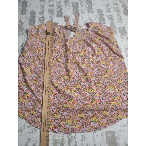3322 Lauren Conrad‎ Floral SS Blouse Women's 2XL - Picture 4 of 7